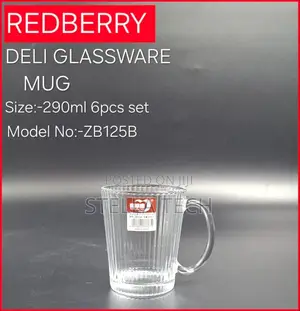 Redberry Premium Range of Crystal Clear Glass Zb 125 B
