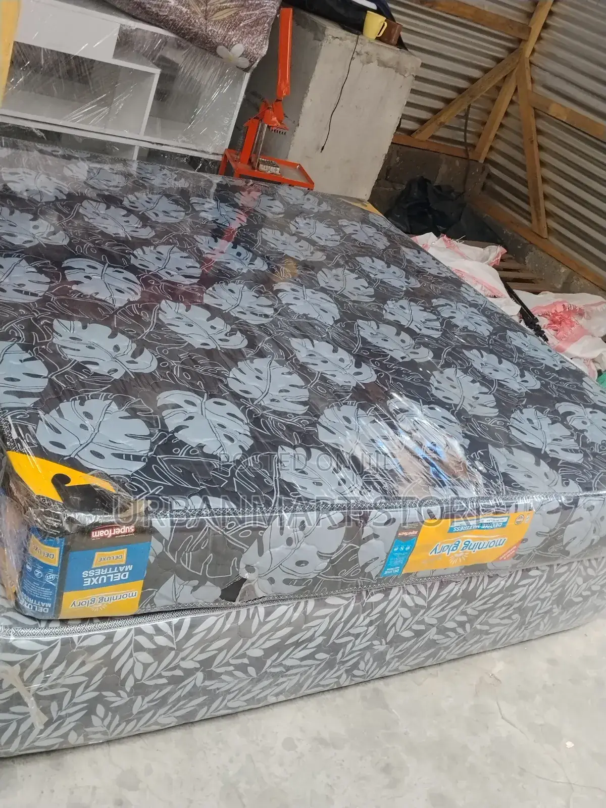 Morning Glory 6x6 8-Inch Quilted Superfoam Mattress