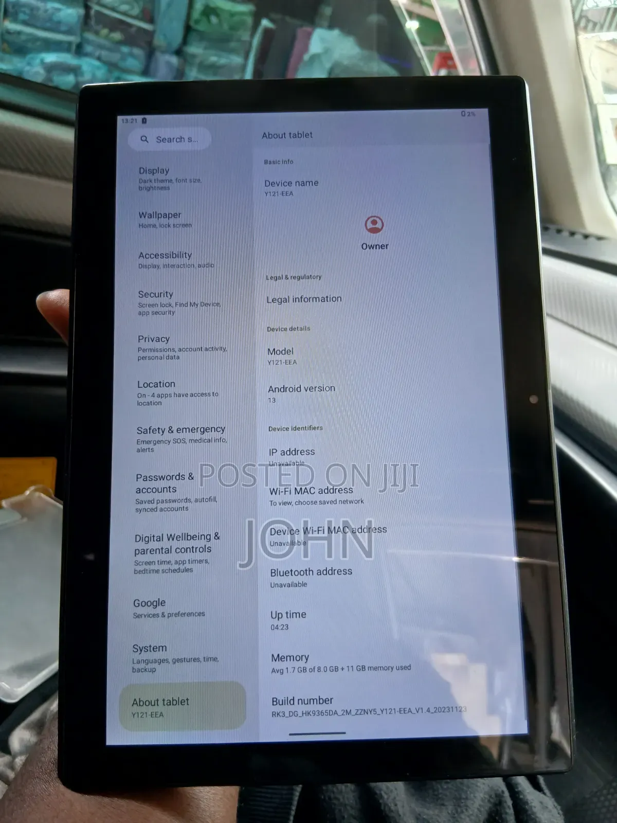 Tablet 128 GB Black