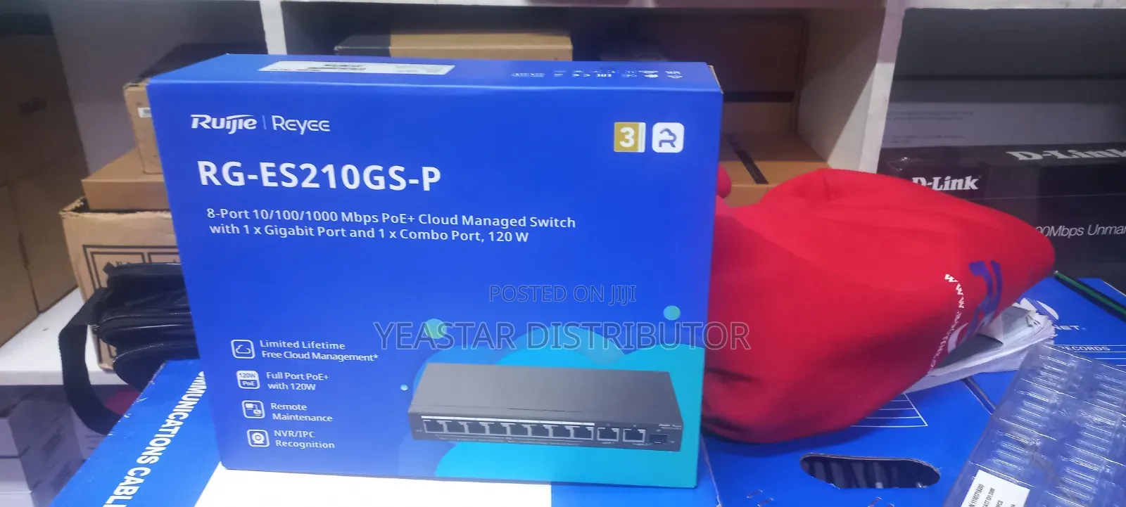 Ruijie Reyee Rg-Es210gs-P 10-Port Gigabit Smart
