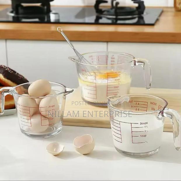 1000ml Glass Measuring Cup With Scale and Handle* - main view