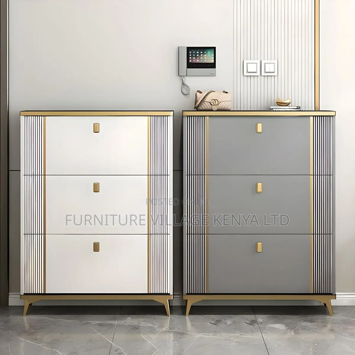 Home Decor ; Modern Shoe Storage Cabinet