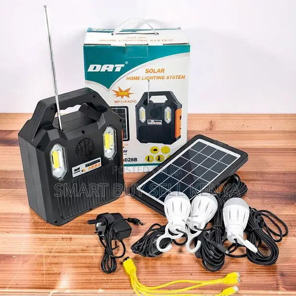Bright Outdoor Solution Dat at-9028b Home Solar Lighting System Kit