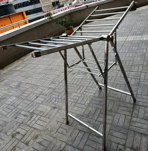 Metallic Foldable Laundry Drying Rack | Indoor Outdoor