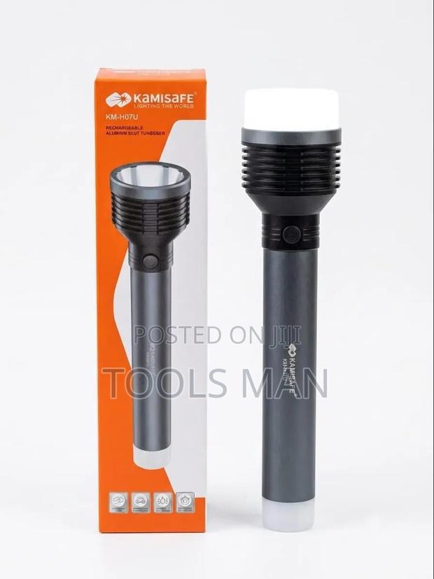 Kamisafe Km-H07u Rechargeable Aluminum Led Flashlight Torch. - thumbnail 2
