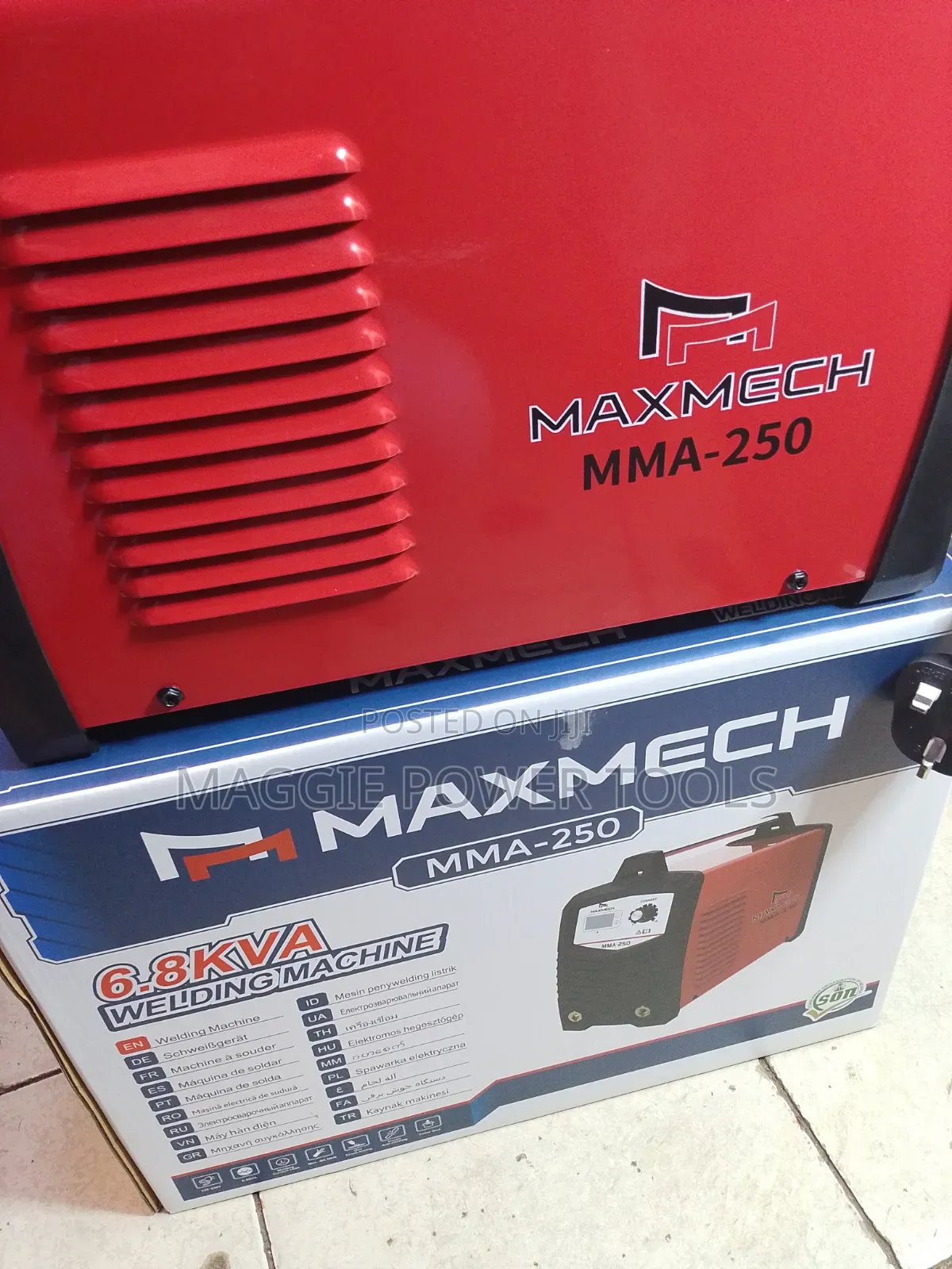 Approved and Heavy Duty Mma-250 Maxmech Welding Machine