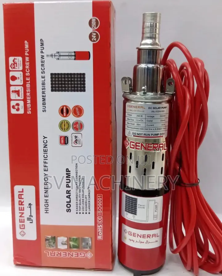 Ideal 250w Solar Pump 50m Head