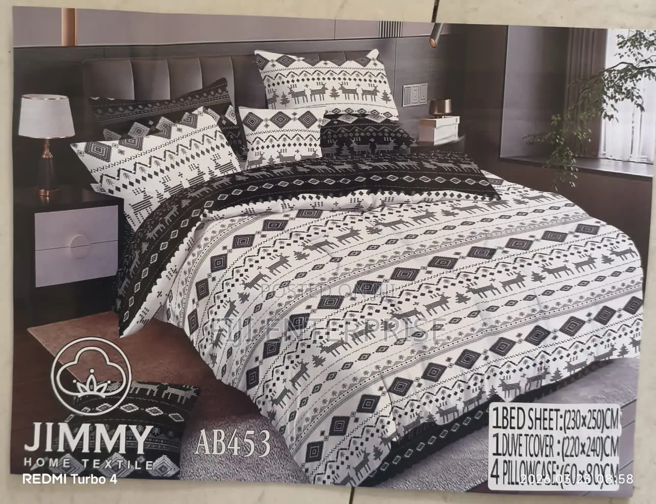 Quality Heavy Cotton Duvet Cover Set – 5×6, 6×6 6×7 |