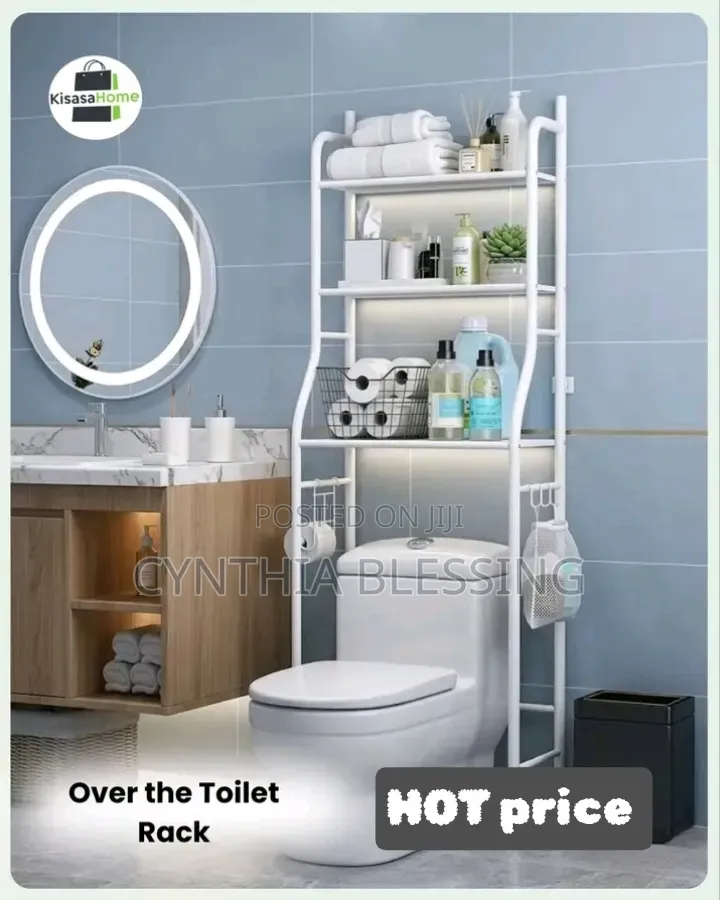 Over The Toilet Rack- White