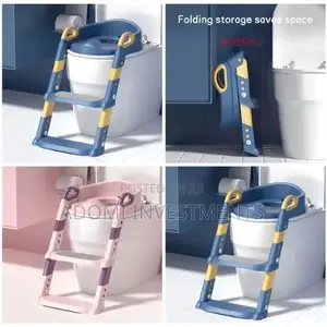 Fragrance Toiletries New Portable Kids Toilet Ladder - Blue, Pink