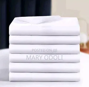 100% Plain White Cotton Bedsheets
