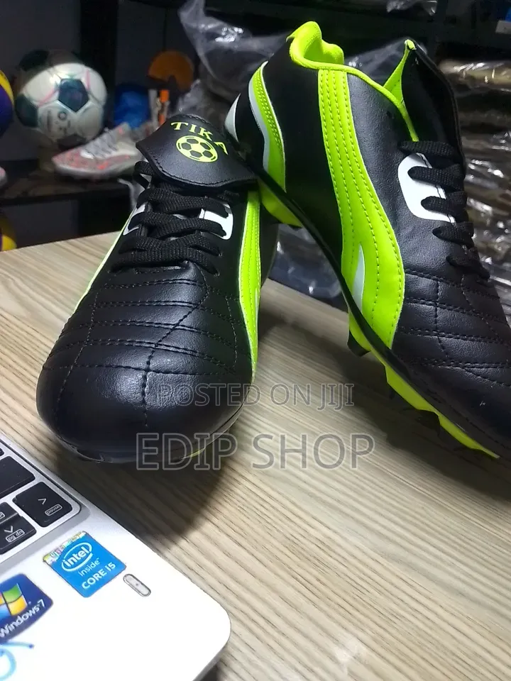 Luminous Green Football Boots
