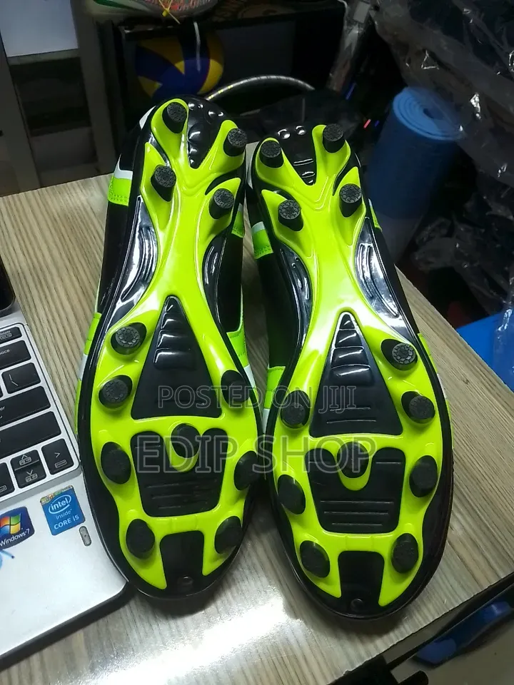 Luminous Green Football Boots