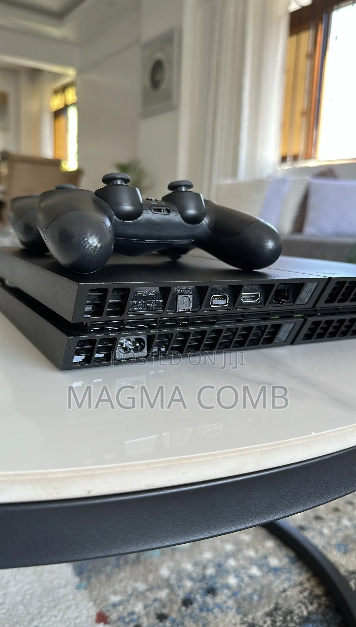Playstation 4 Slim + 2 Brand New Controllers
