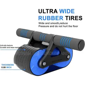 Ab Roller Coaster Wheel Automatic Rebound Bellyfitness Double-Wheeled