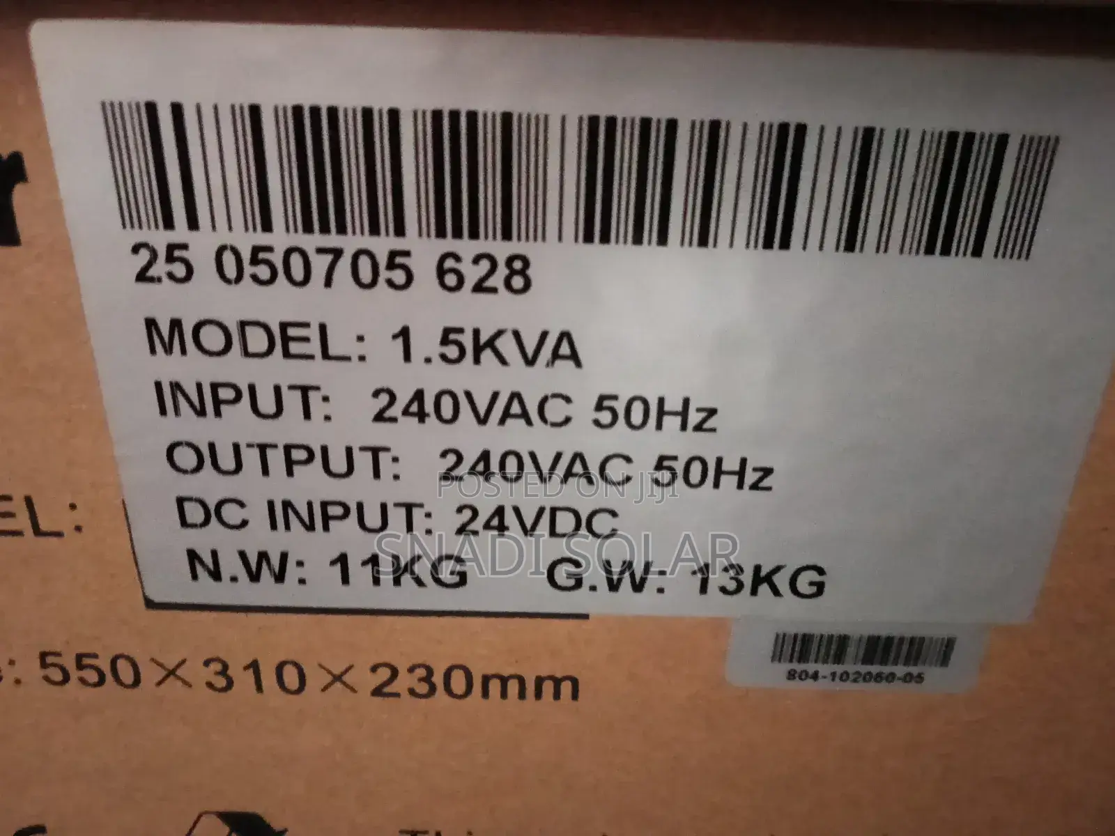 1.5kva Snadi Ups Inverter With Charger