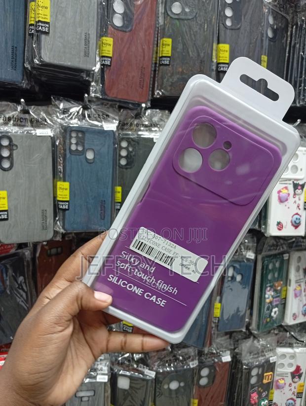 Purple Silicone Phone Protective Case - thumbnail 2