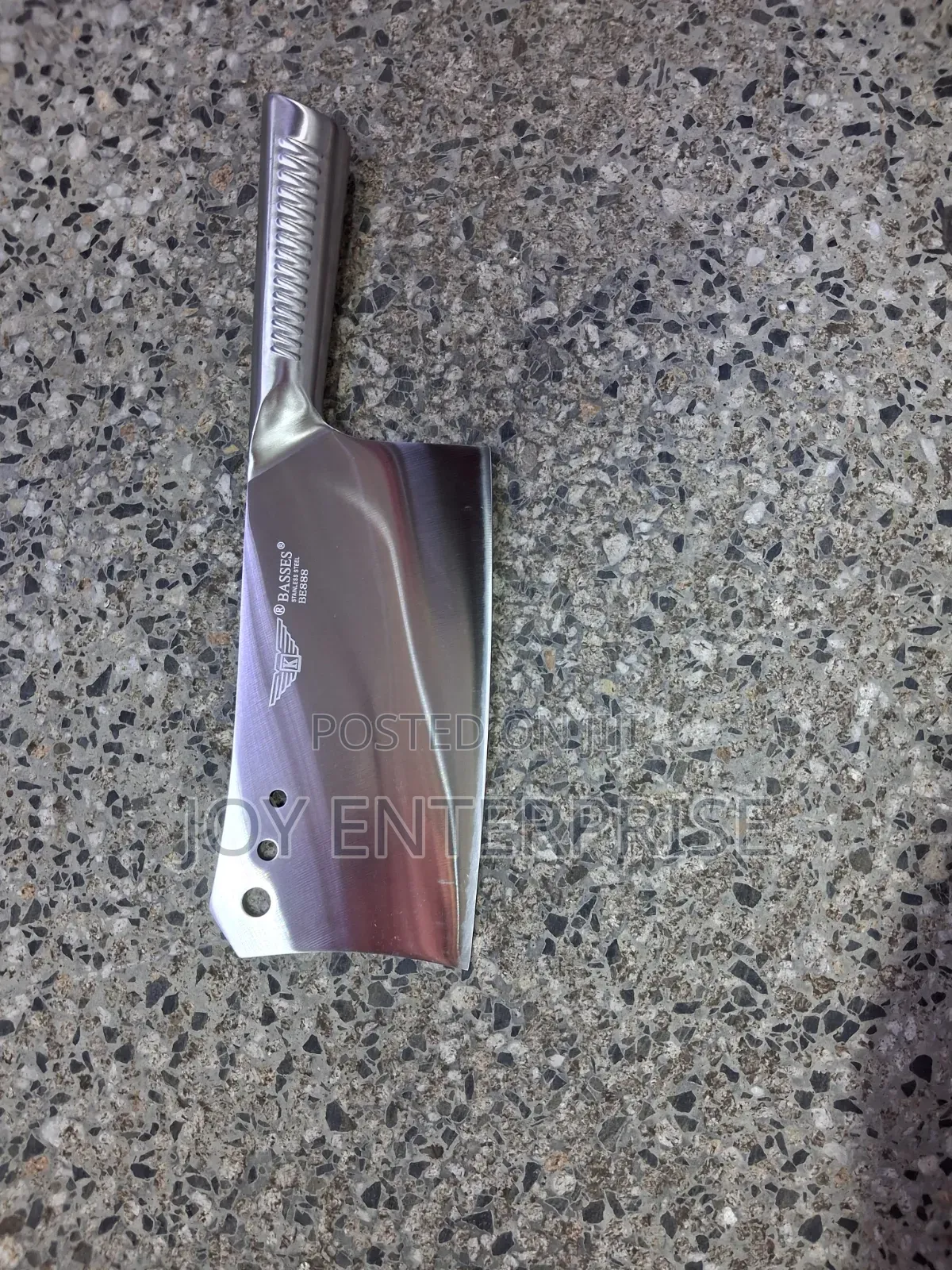 Heavy Stainless Steel Butcher Knife