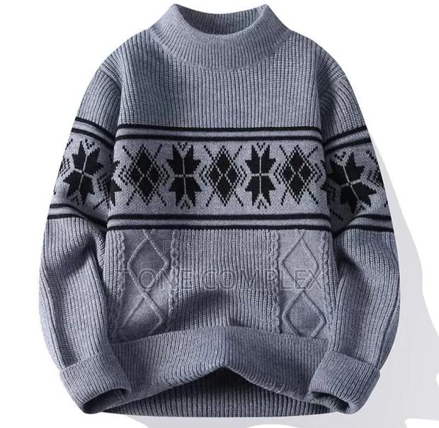Quality Unisex Nordic Knitted Sweaters White Grey Green Black