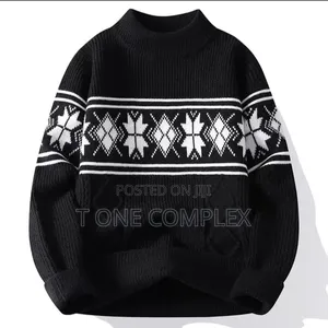 Quality Unisex Nordic Knitted Sweaters White Grey Green Black