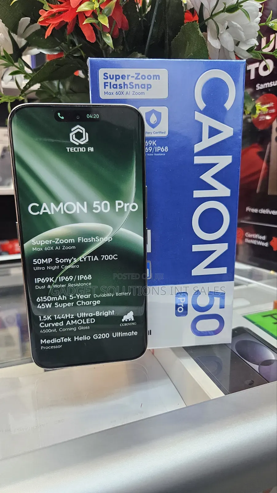 New Tecno Camon 50 Pro 256 GB Green