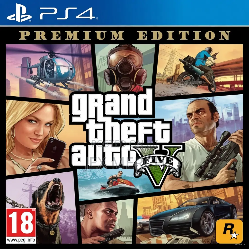 Rockstar Games's Grand Theft Auto v (Gta V) for Playstation 4