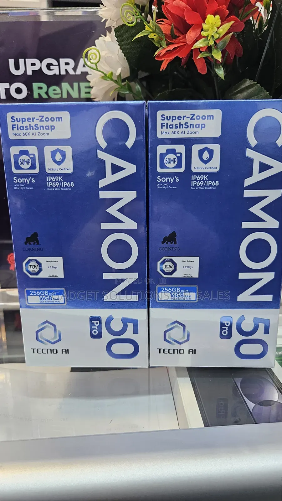 New Tecno Camon 50 Pro 256 GB Black