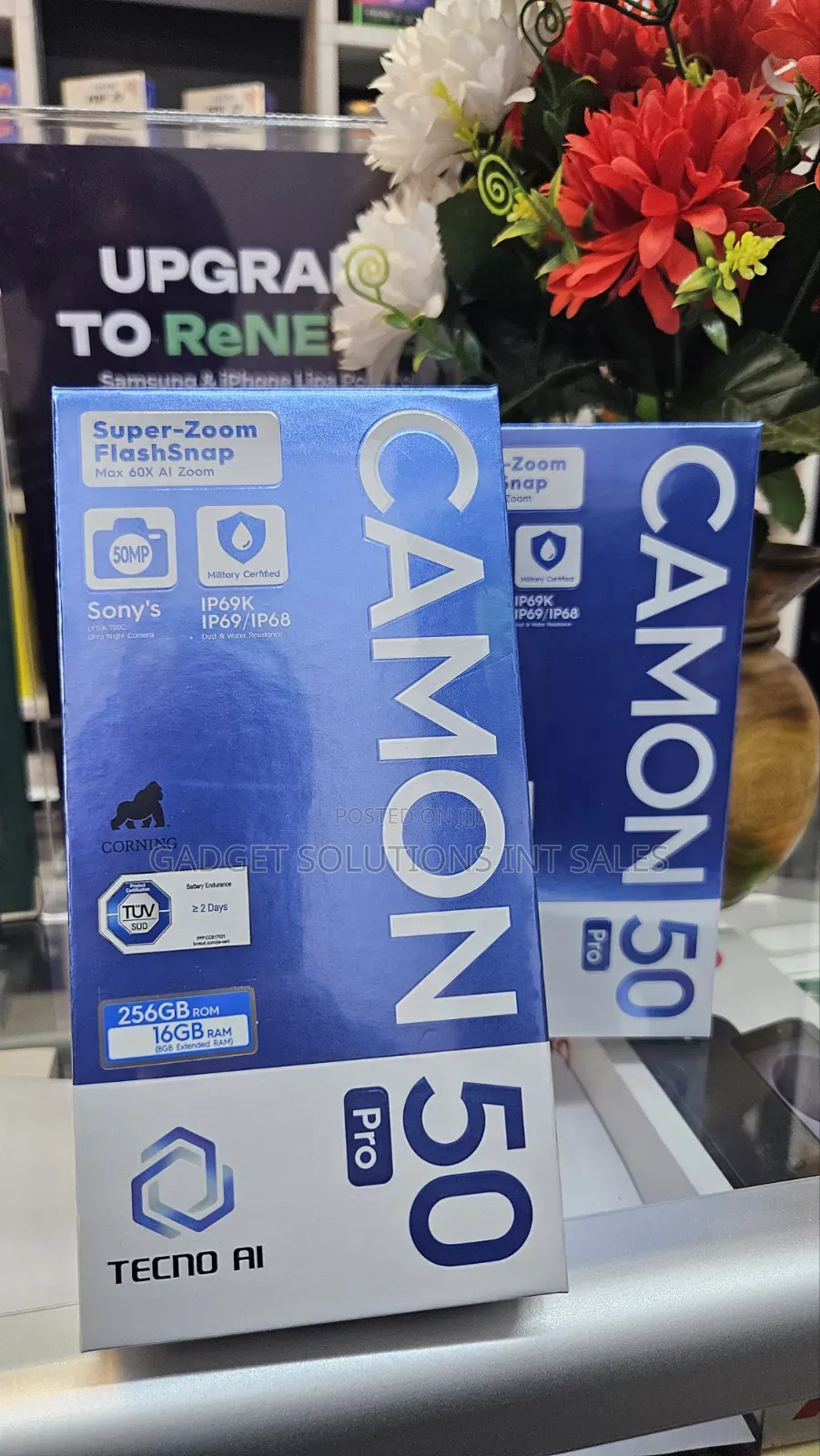 New Tecno Camon 50 Pro 256 GB Black