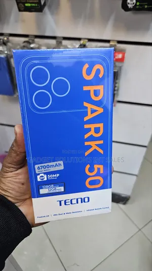 New Tecno Spark 50 128 GB Black
