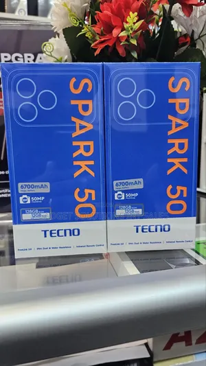 New Tecno Spark 50 128 GB Black