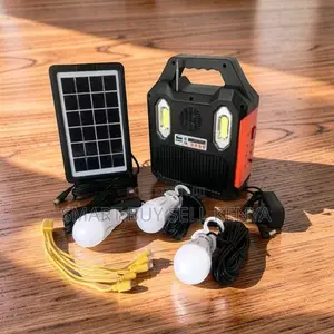 Space- Saving Power Dat at-9028b Home Solar Lighting System Kit