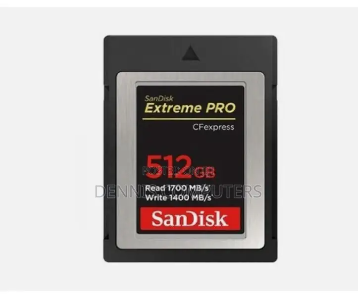 Sandisk 512gb Extreme Pro Cf Express Type B Card 1700/1400 Mb/S