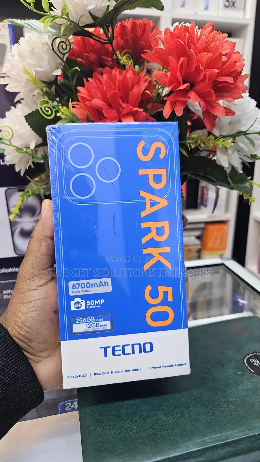 New Tecno Spark 50 128 GB Black