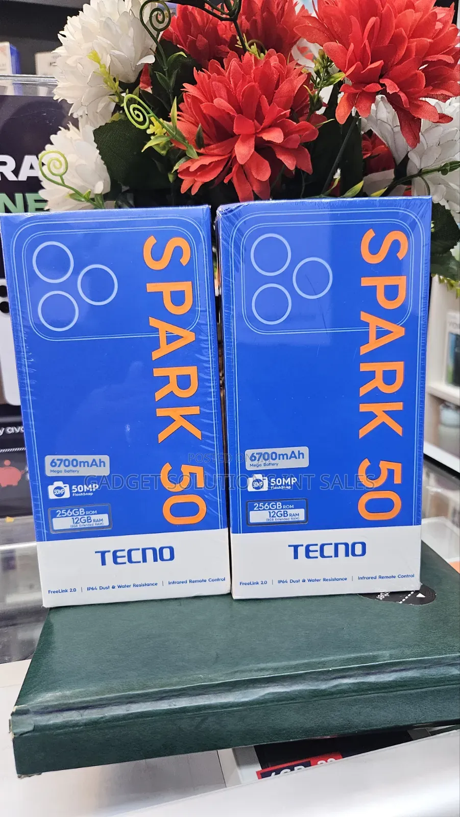 New Tecno Spark 50 128 GB Black