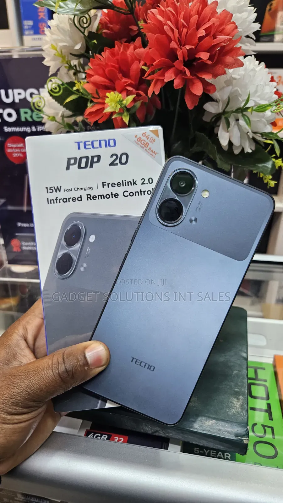 New Tecno Pop 20 64 GB Gray