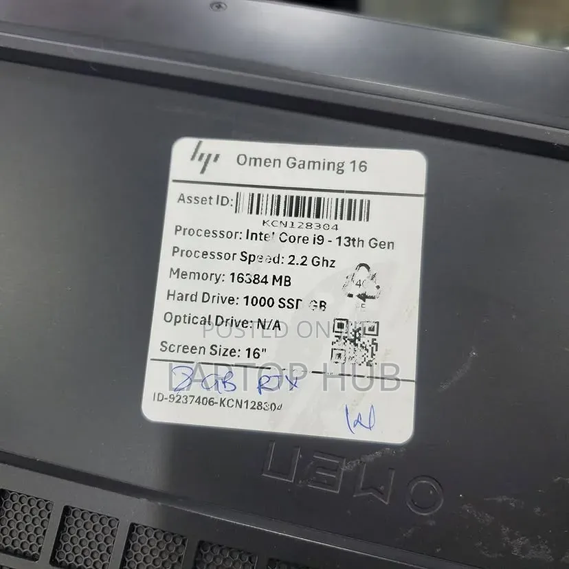 Laptop HP Omen 16 16GB Intel Core i9 SSD 1T