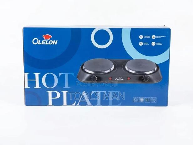 Olelon Double Hot Plate Electric Cooker - Two Burner Stove. - thumbnail 2
