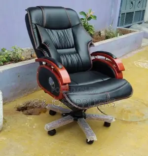 Office Leather Reclining Manager's Seat