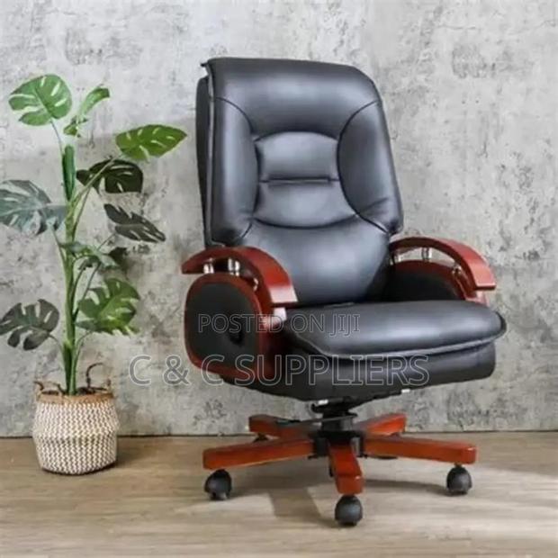 Office Leather Reclining Manager's Seat - thumbnail 3