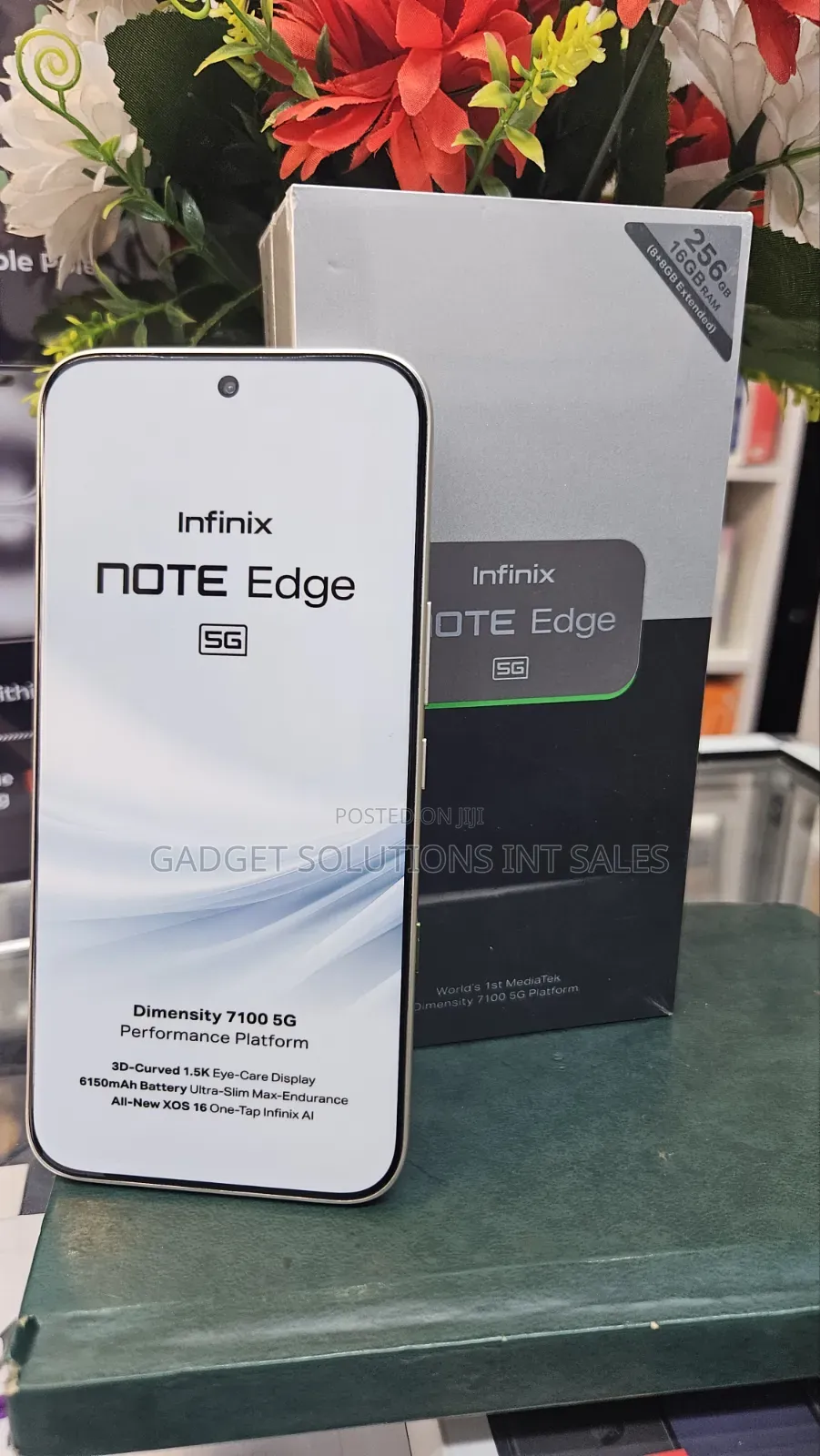 New Infinix Note Edge 256 GB Gold