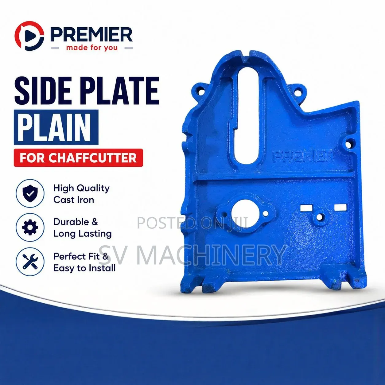 Heavy Duty Chaff Cutter Side Plate (Plain)