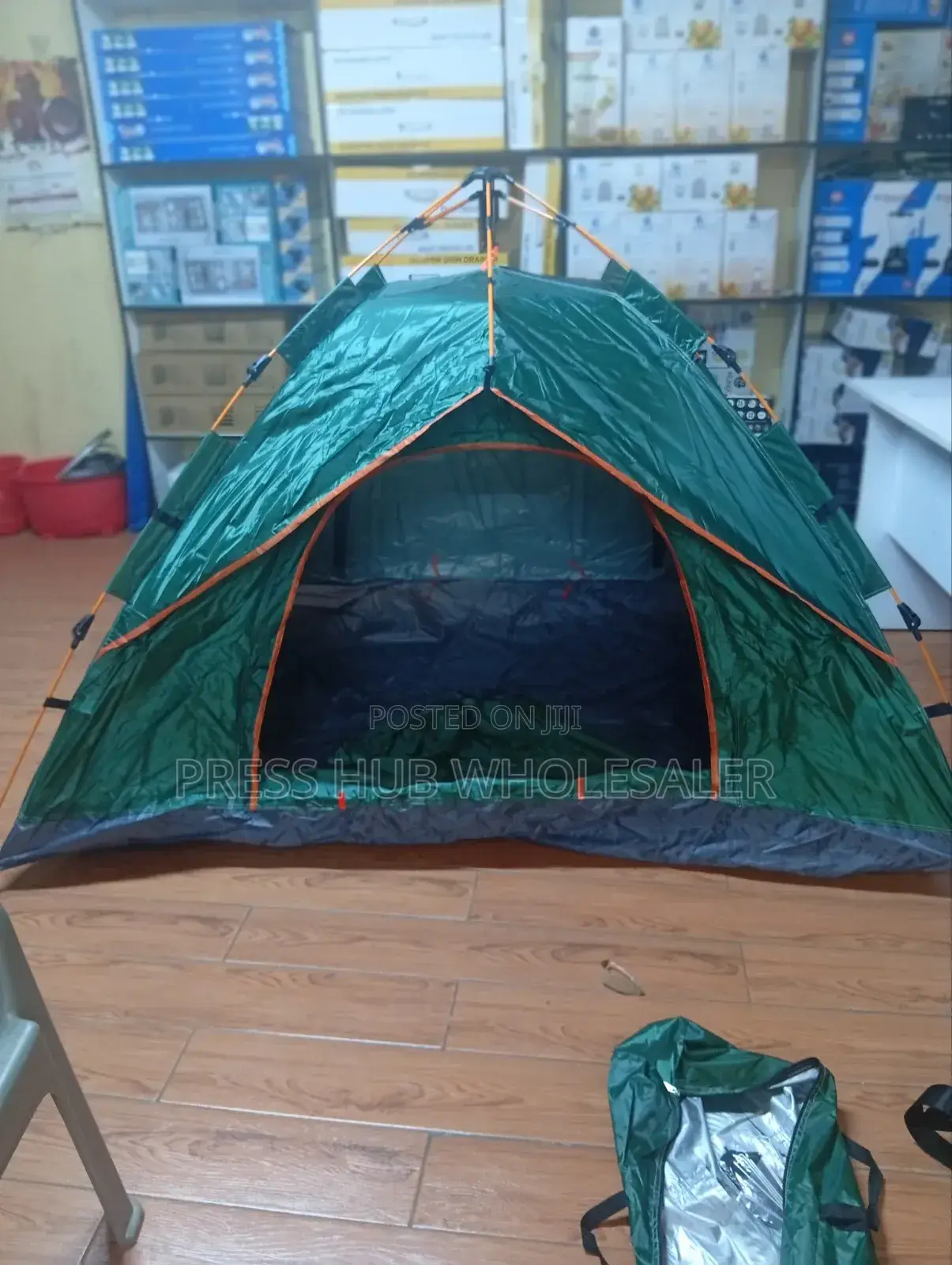 3-4 Person Automatic Pop Up Camping Tent - Waterproof Dual Layer