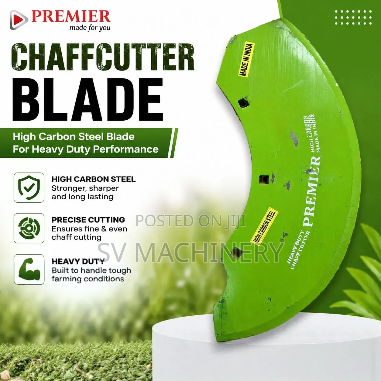 Heavy Duty Chaff Cutter Blade