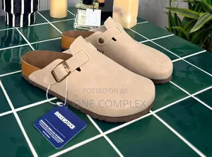 Original Birkenstock Boston Clogs Suede Green Brown Navy Blue