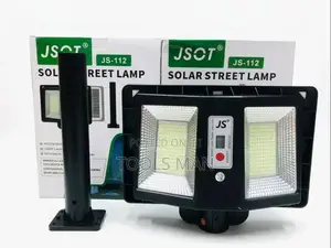 Jsot Js-112 Solar Street Lamp With Motion Sensor Mounting Pole.