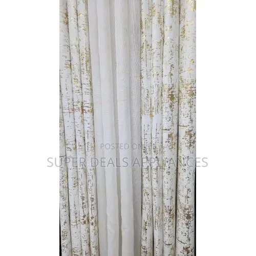 White Marbled Curtain
