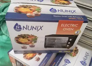 Nunix 20litres Oven With Grill Rotisserie