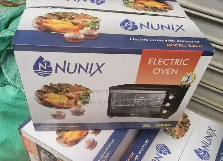 Nunix 20litres Oven With Grill Rotisserie