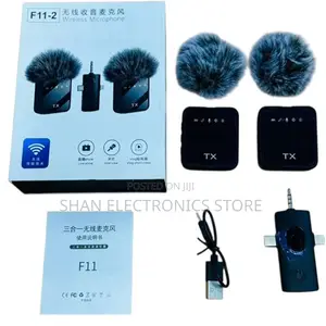 F11‐2 Wireless Microphone 3‐In‐1