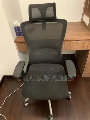 Reclinable Orthopedic Mesh Chair.